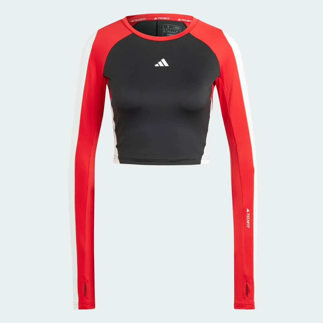 adidas Originals Techfit AEROREADY Colorblock Top