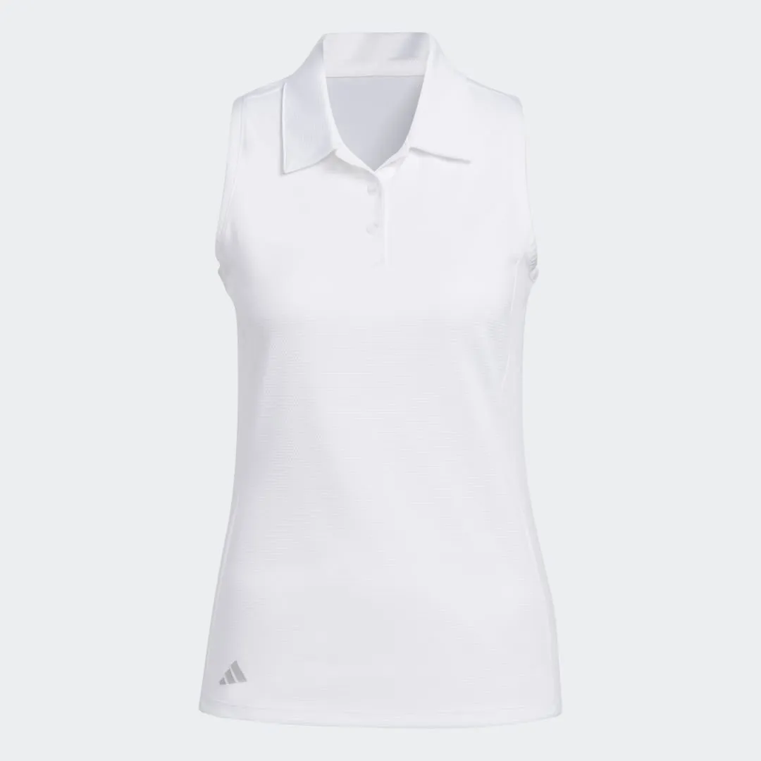 adidas Originals Texture Sleeveless Golf Polo Shirt