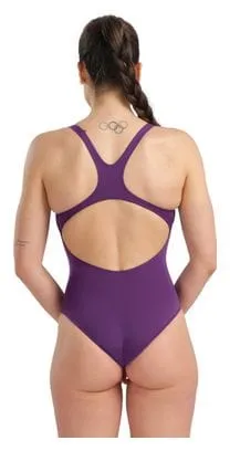 Arena Traje de baño de unapieza Arena Swim Pro Solid Violeta para mujer