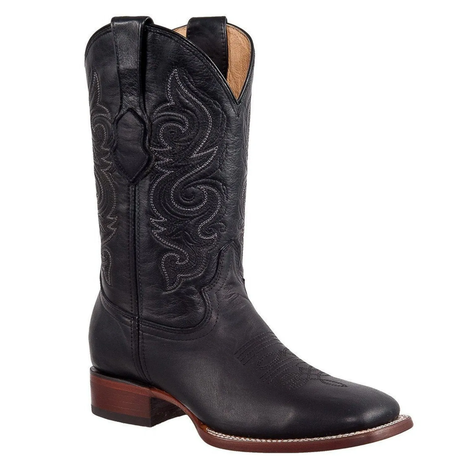 Botas de Cuero Original Horma Rodeo Cuadrada Q8226205