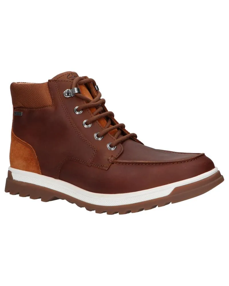 Botas de Hombre CLARKS 26152113 RIPWAY HIGTX DARK TAN LEA