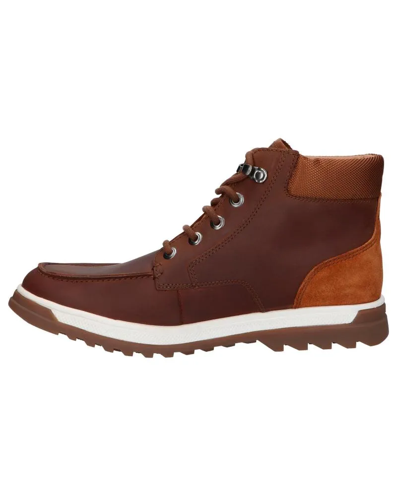 Botas de Hombre CLARKS 26152113 RIPWAY HIGTX DARK TAN LEA