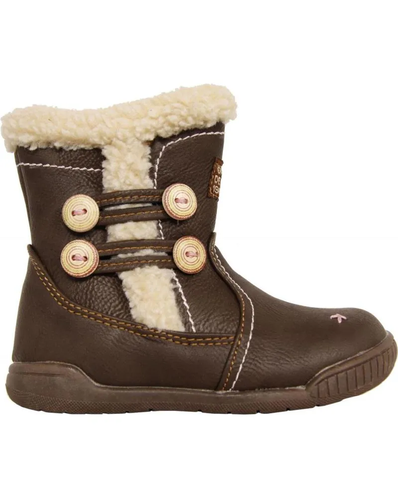 Botas de Niña URBAN B160958-B1392 BROWN-WHITE