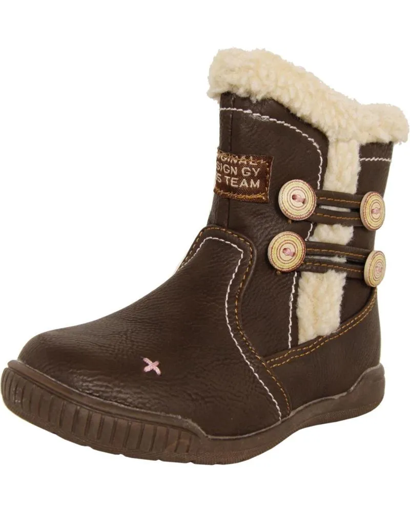 Botas de Niña URBAN B160958-B1392 BROWN-WHITE