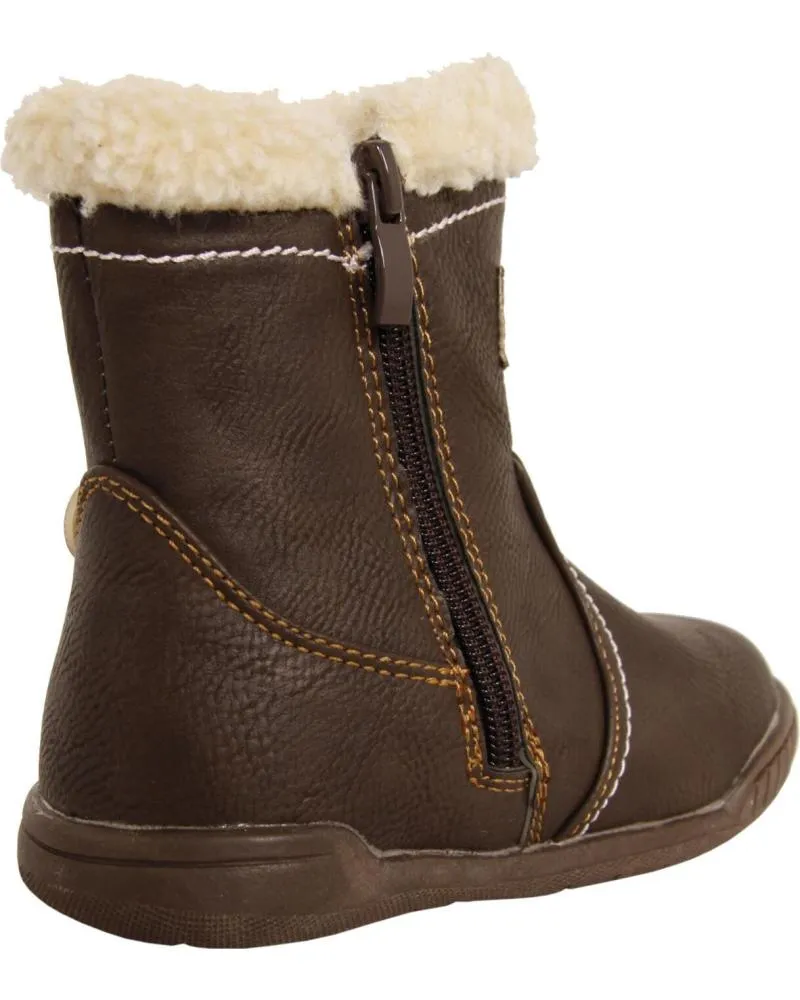 Botas de Niña URBAN B160958-B1392 BROWN-WHITE