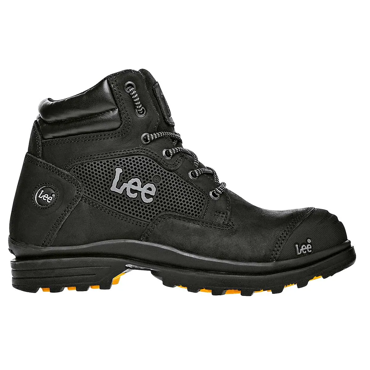 Botas industriales Exterior Piel Color Negro Para Hombre De Lee