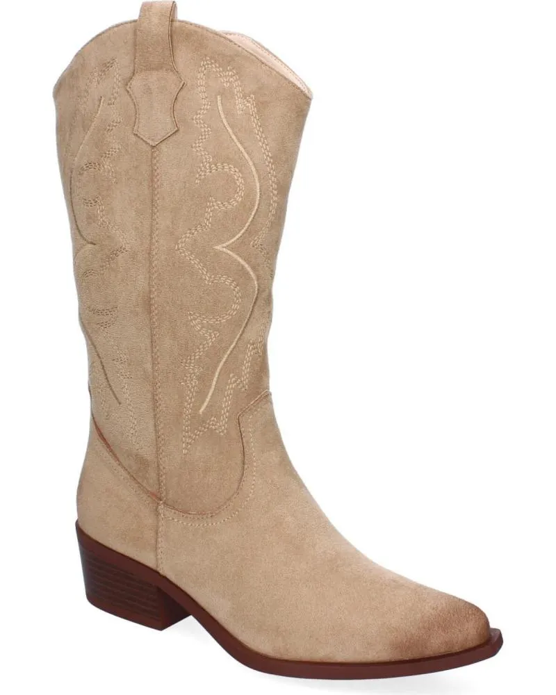 Botas PUNTOSALAO  de Mujer BOTAS ESTILO CAMPERO COMODO PARA MUJER COLOR BEIGE VRA-1161  VARIOS COLORES