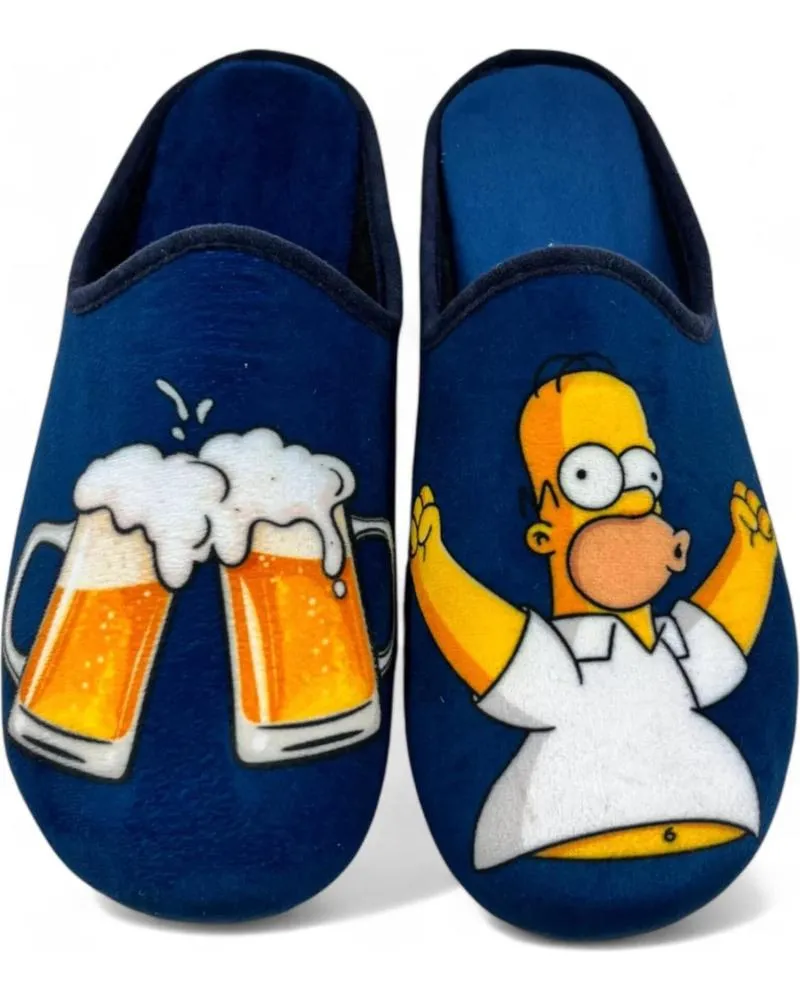 Calzado de casa TIMBOS  de Hombre ZAPATILLA CASA DE HOMBRE MARINO 130865  AZUL