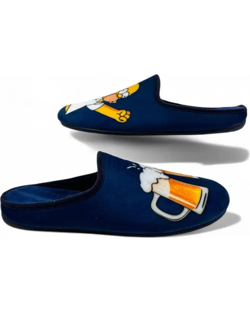 Calzado de casa TIMBOS  de Hombre ZAPATILLA CASA DE HOMBRE MARINO 130865  AZUL