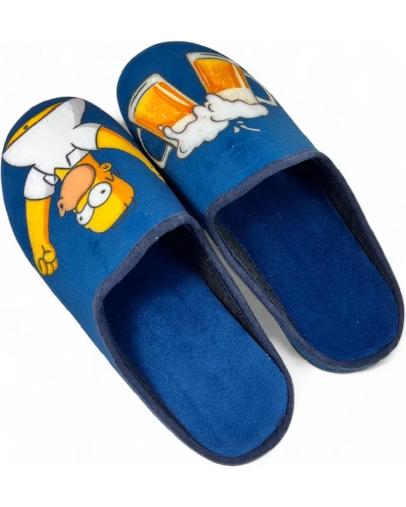 Calzado de casa TIMBOS  de Hombre ZAPATILLA CASA DE HOMBRE MARINO 130865  AZUL