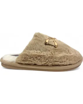 Calzado de casa TIMBOS  de Mujer ZAPATILLA CASA DE MUJER KAKI 130897  MARRóN