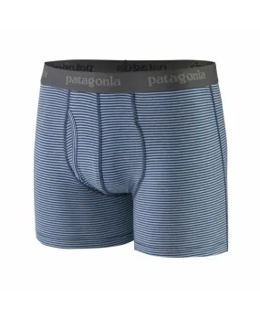 Calzoncillos Patagonia M's Essential Boxer Briefs 3 Fathom Stripe New Navy