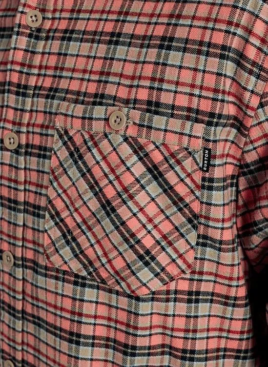 camisa Burton Favorite Flannel LS - Peach Echo Check - men´s