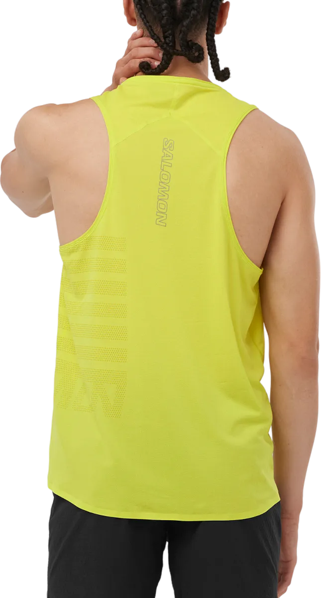 Camiseta sin mangas Salomon SENSE AERO SINGLET GFX M