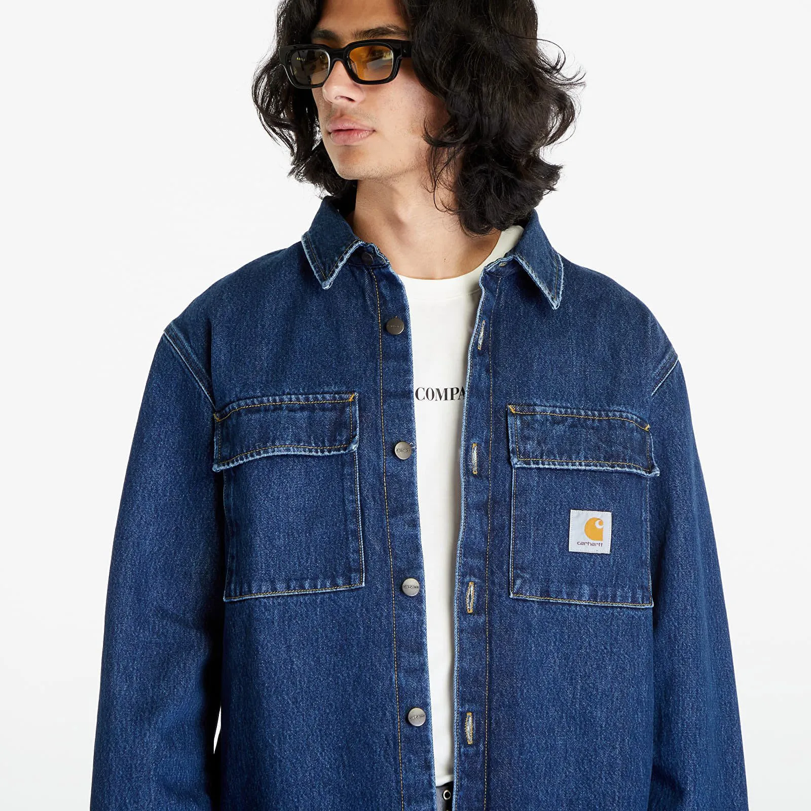 Carhartt WIP Manny Shirt Jacket "Blue Stone Washed"