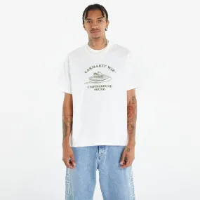 Carhartt WIP Men's T-Shirt Short Sleeve Underground Sound T-Shirt White