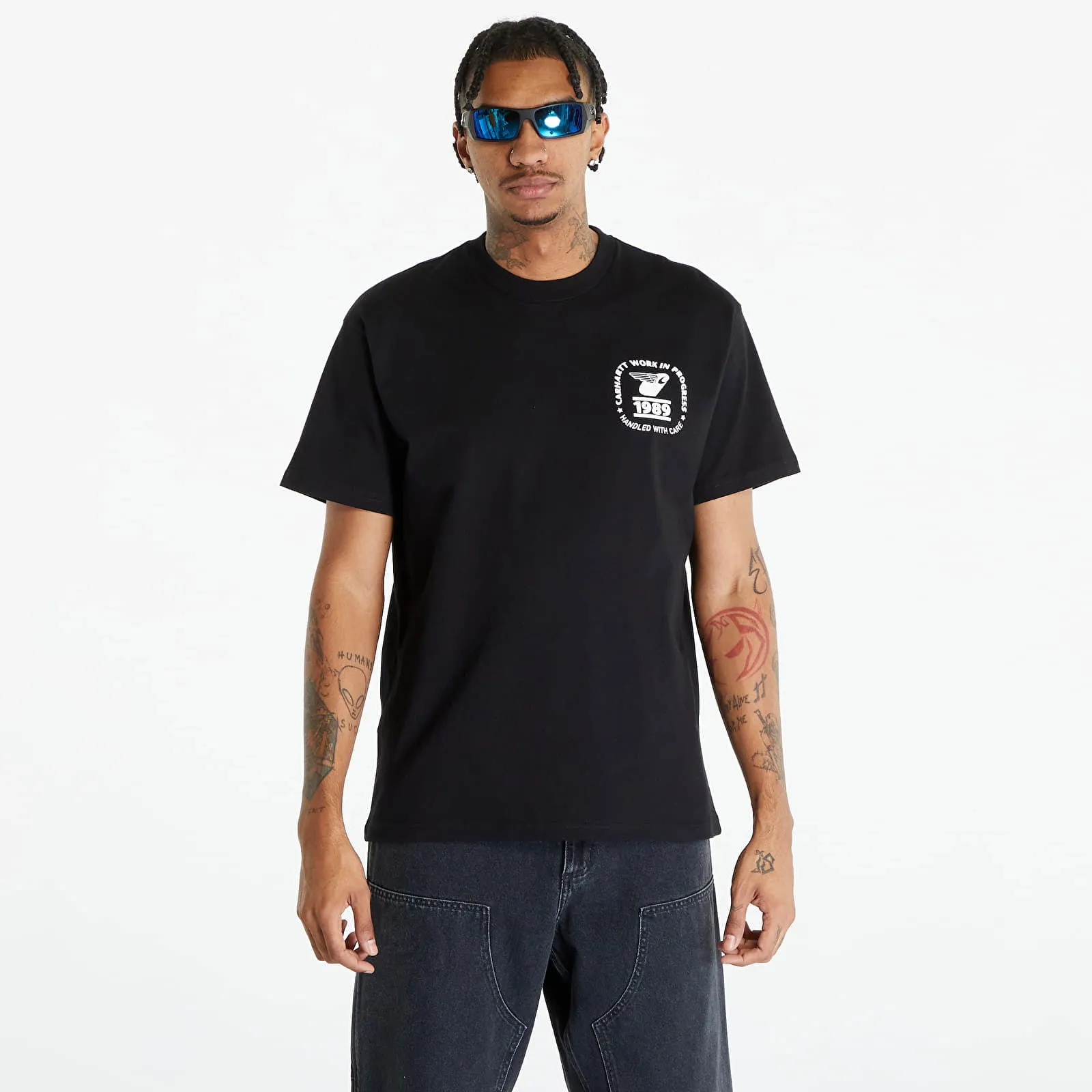 Carhartt WIP Short Sleeve Stamp State T-Shirt Black