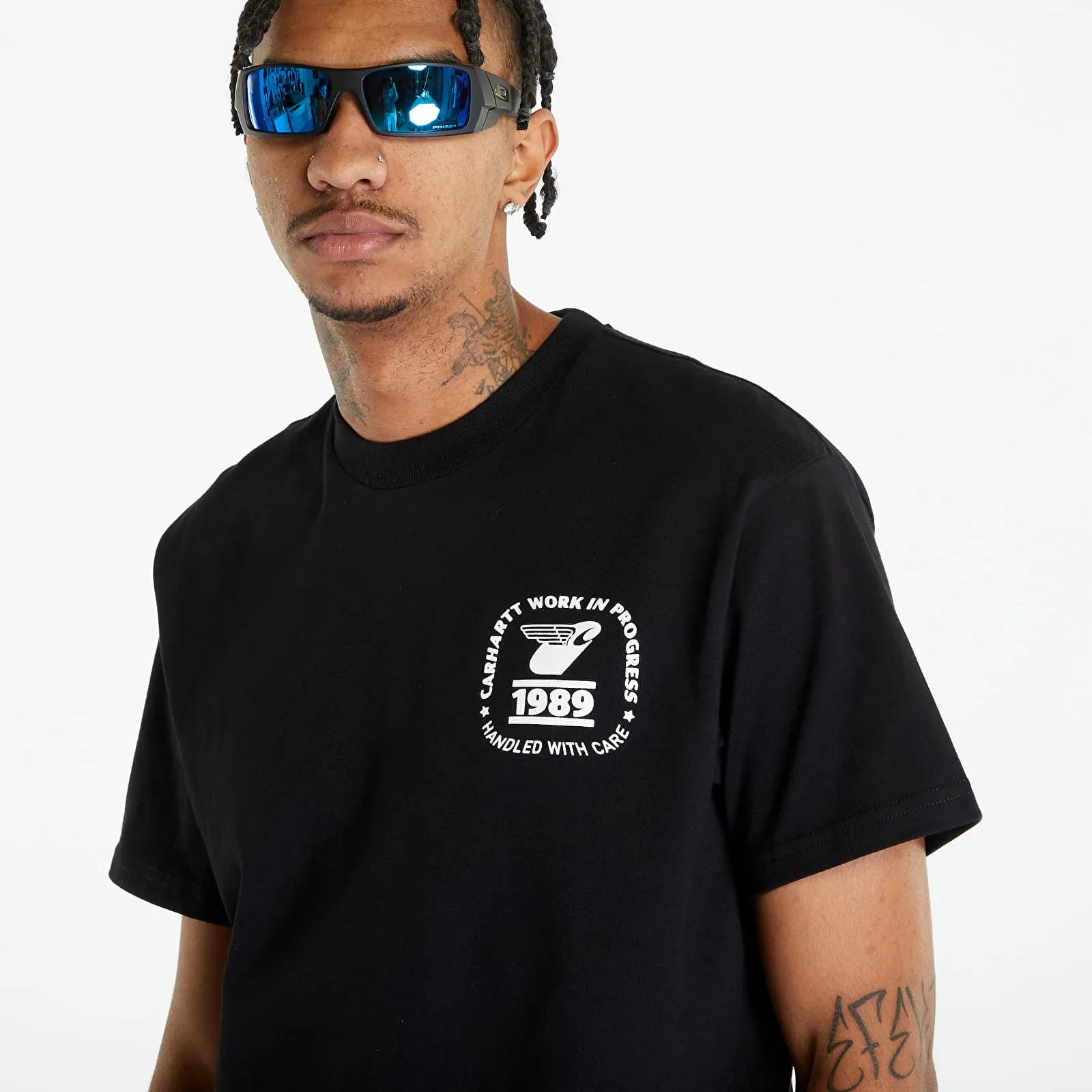 Carhartt WIP Short Sleeve Stamp State T-Shirt Black