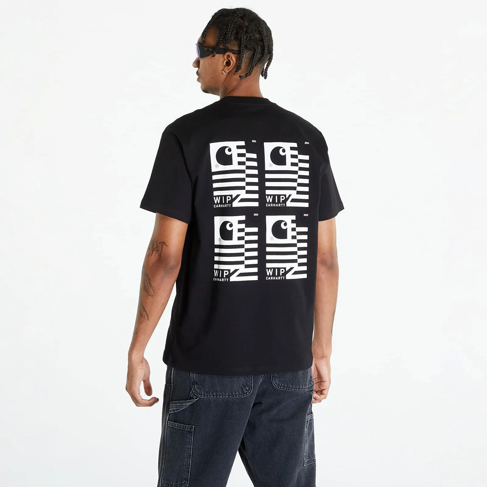 Carhartt WIP Short Sleeve Stamp State T-Shirt Black