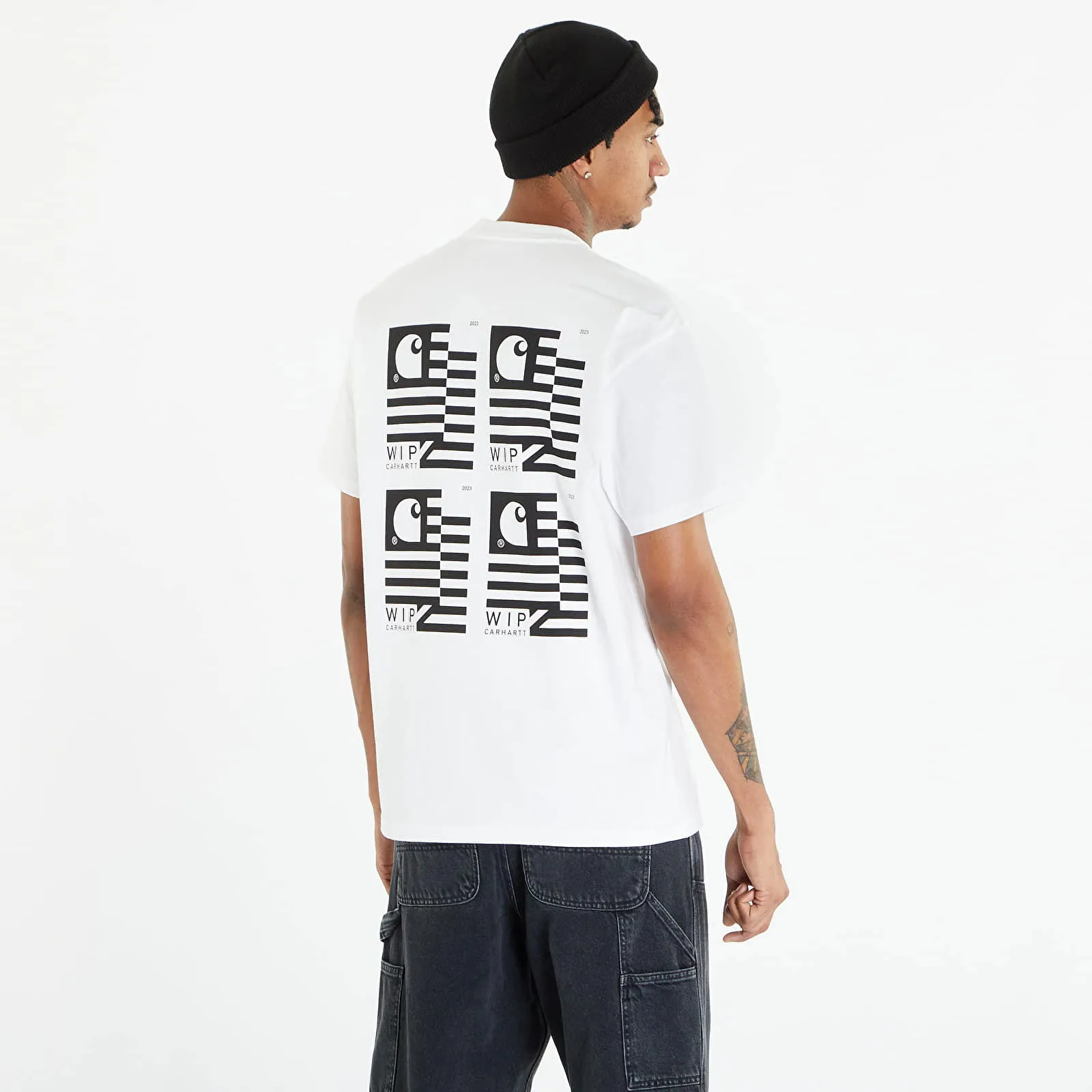 Carhartt WIP Short Sleeve Stamp State T-Shirt White