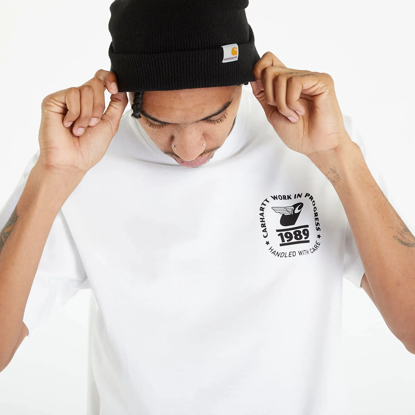 Carhartt WIP Short Sleeve Stamp State T-Shirt White