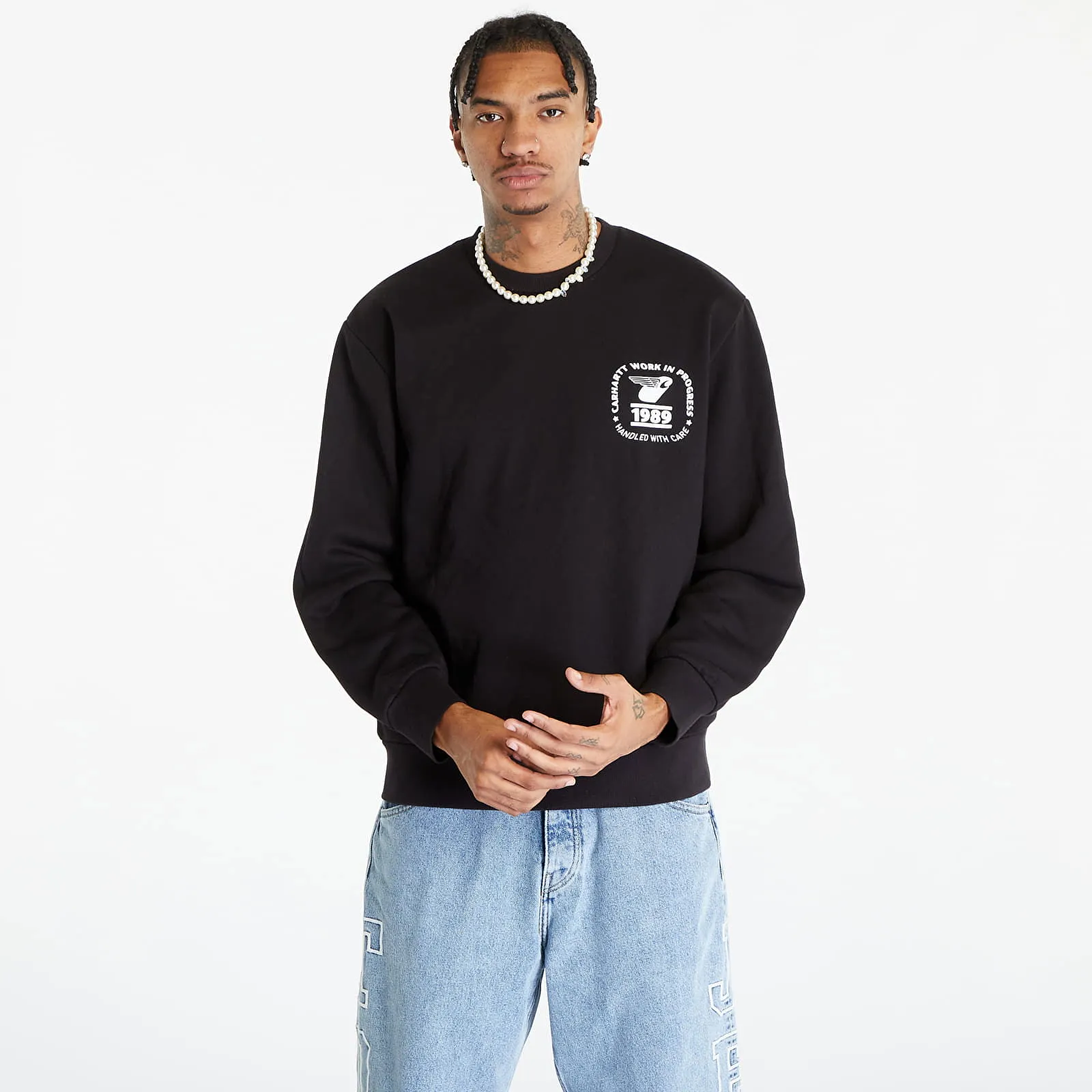 Carhartt WIP Stamp State Sweatshirt Black