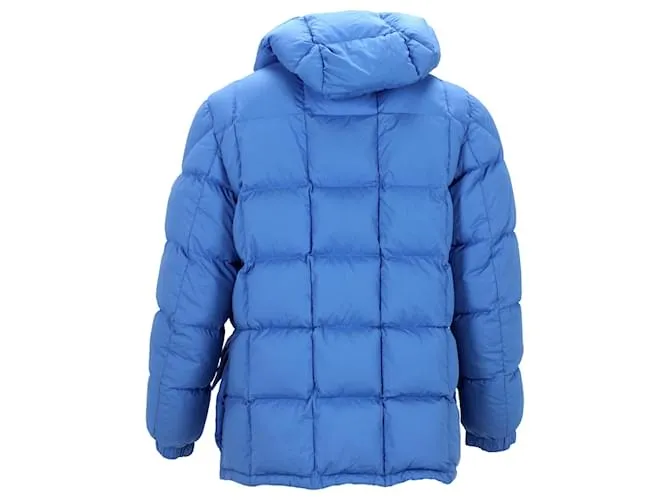 Chaqueta corta acolchada Moncler Grimblat en algodón azul 