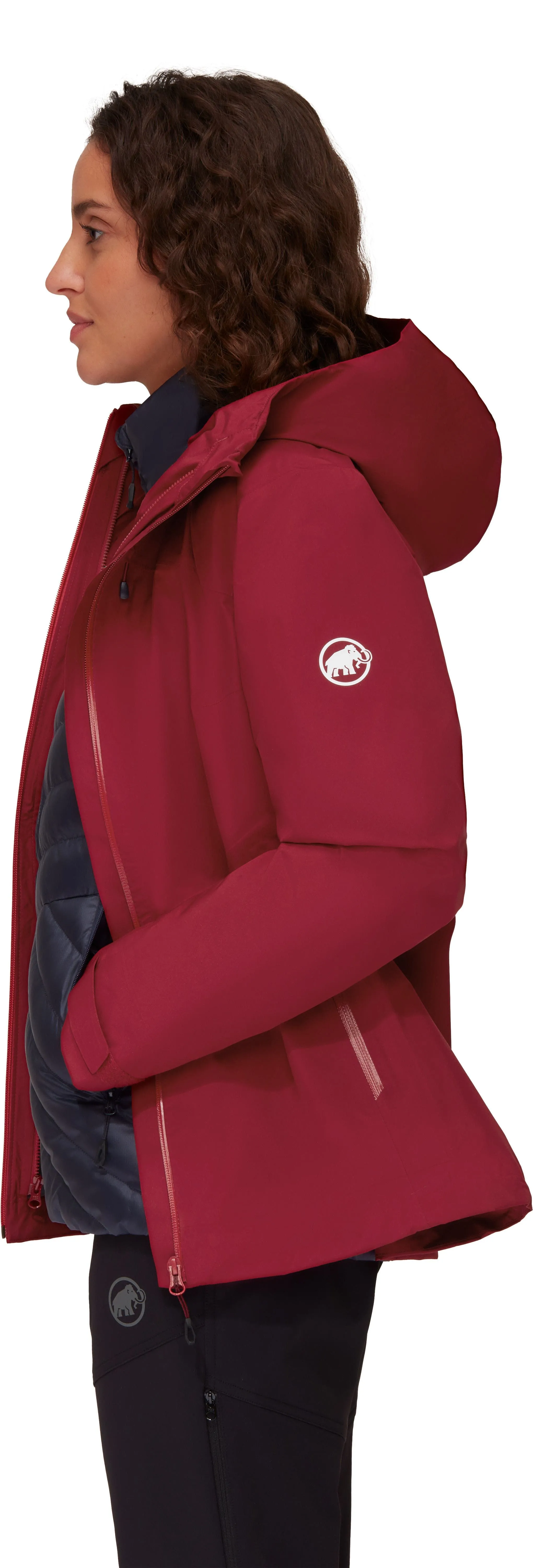 Chaqueta Mujer Mammut Convey 3 En 1 Hs Hooded