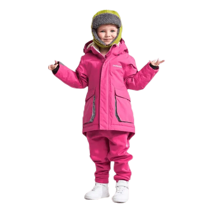 Didriksons Indre Kid's Parka Pink