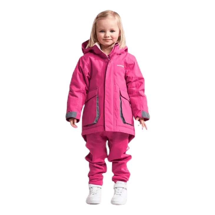 Didriksons Indre Kid's Parka Pink