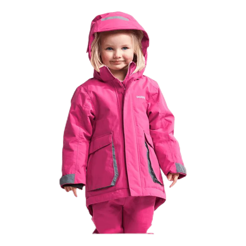 Didriksons Indre Kid's Parka Pink