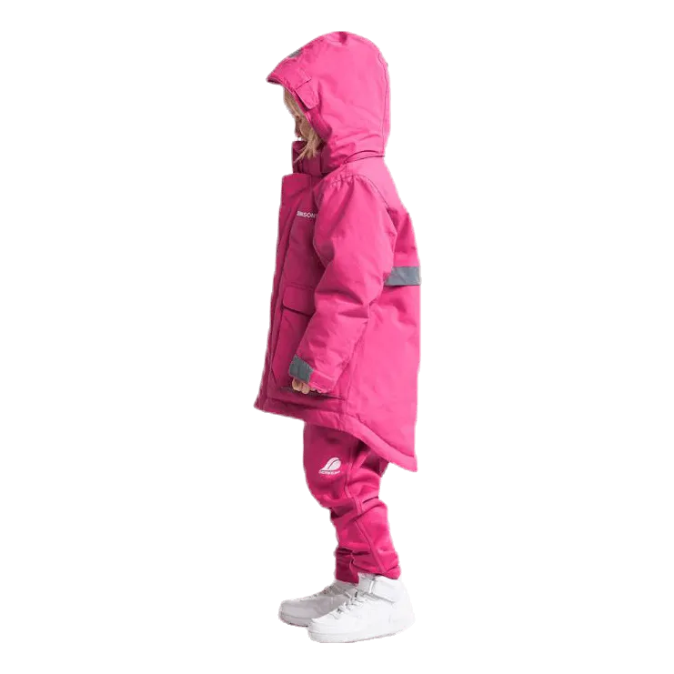 Didriksons Indre Kid's Parka Pink