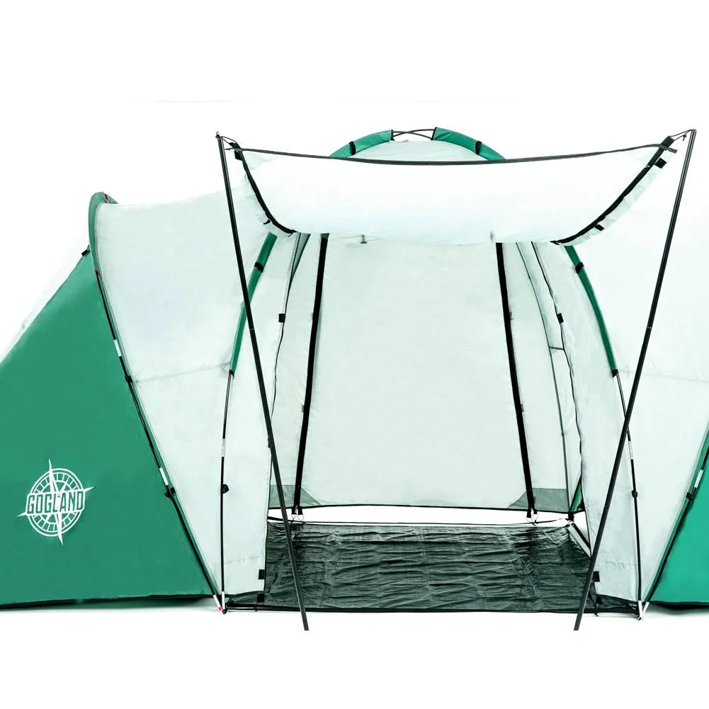 GOGLAND "Big Camping" Premium 6 personas Tienda de campaña con 2 camarotes