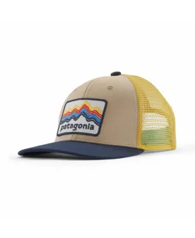 Gorra Patagonia Kids Trucker Hat Ridge Rise Stripe Oar Tan