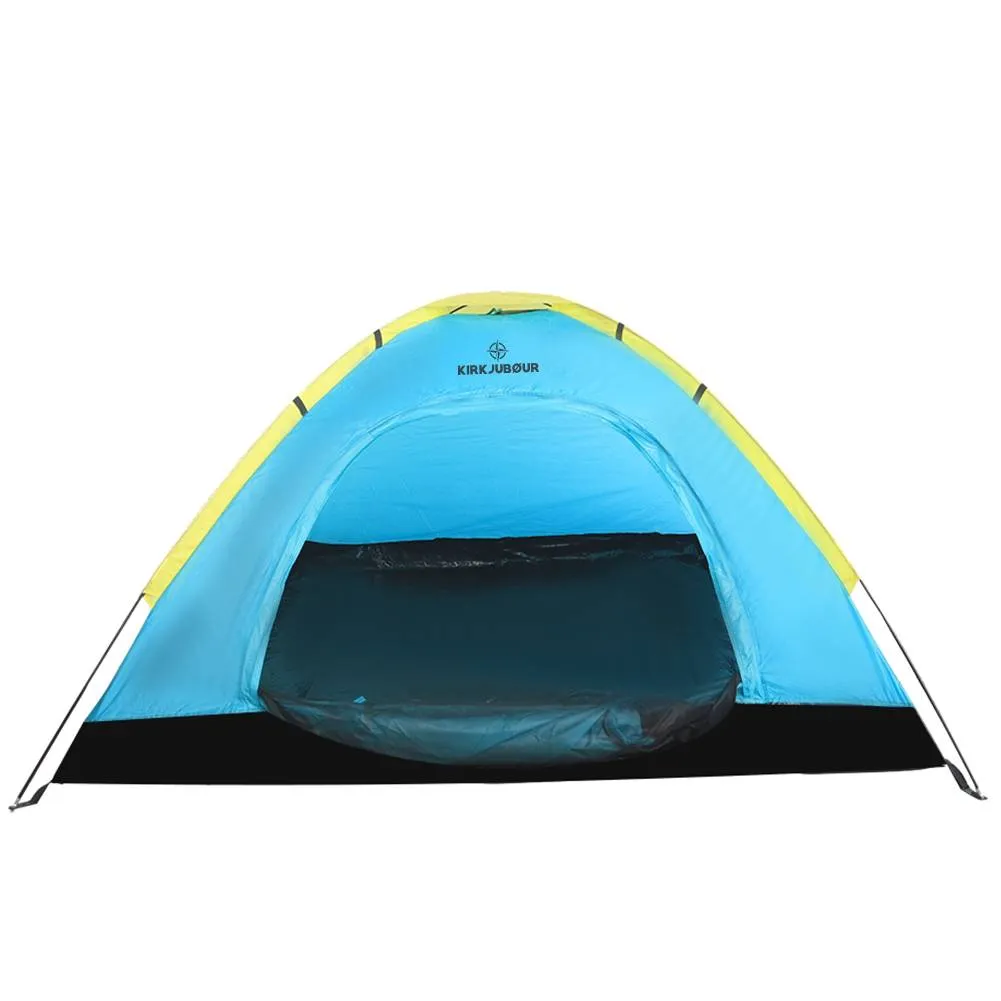 KIRKJUBØUR® "Vindr" Camping 2 personas Tienda de campaña turquesa