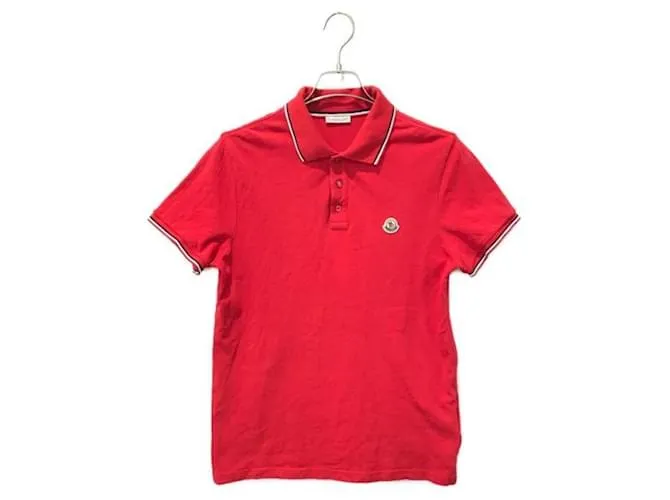 Moncler Camisetas Roja 