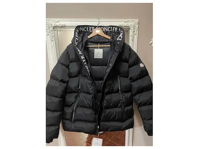 Moncler chaqueta de hombre Negro 