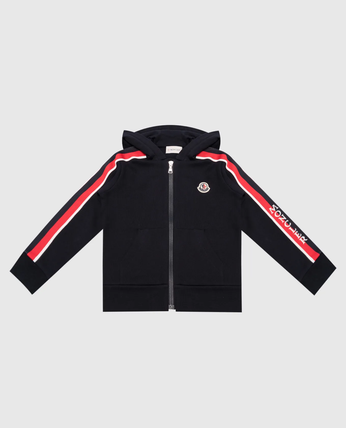 Moncler ENFANT Children's blue sports jacket with a logo