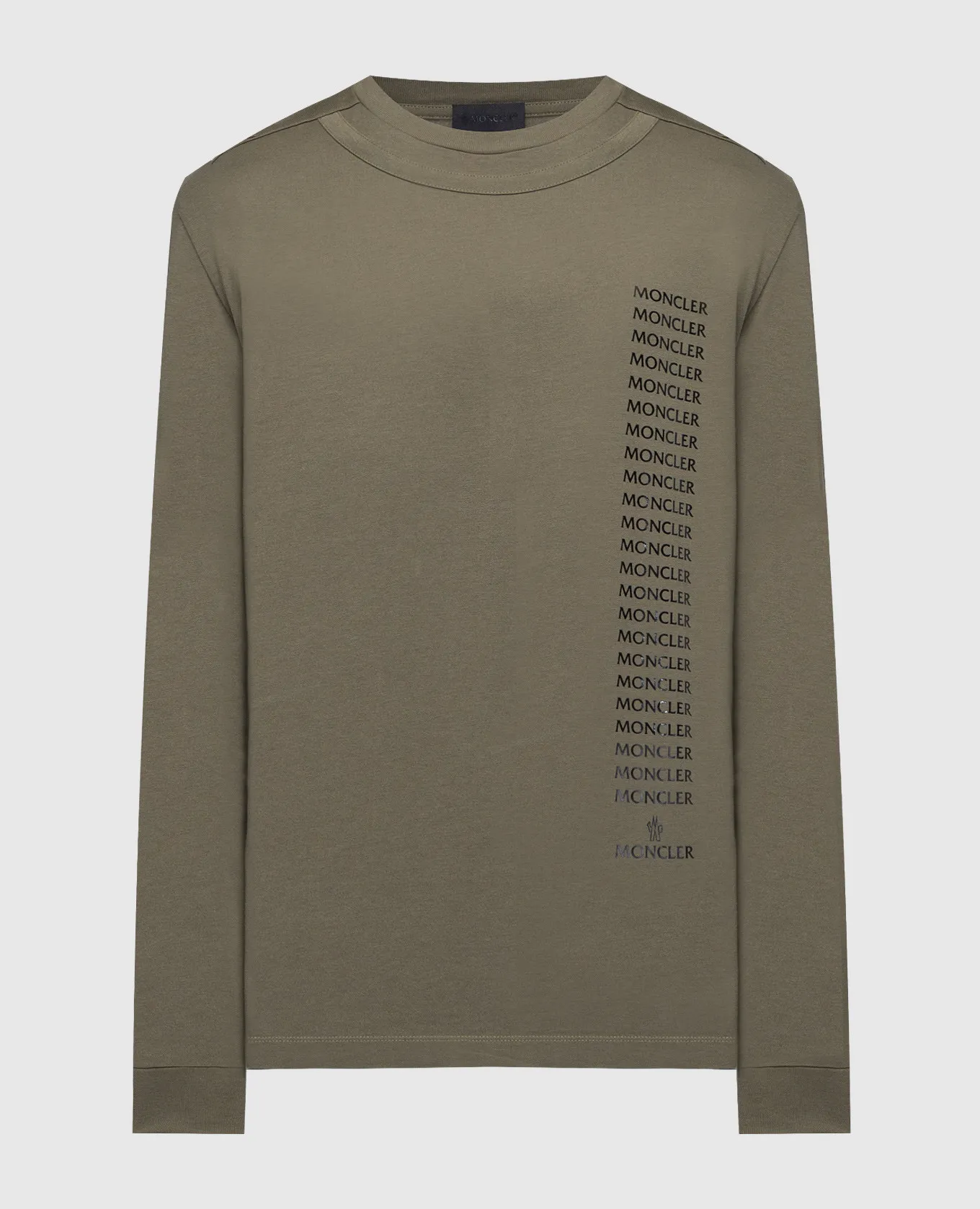 Moncler Khaki longsleeve with logo