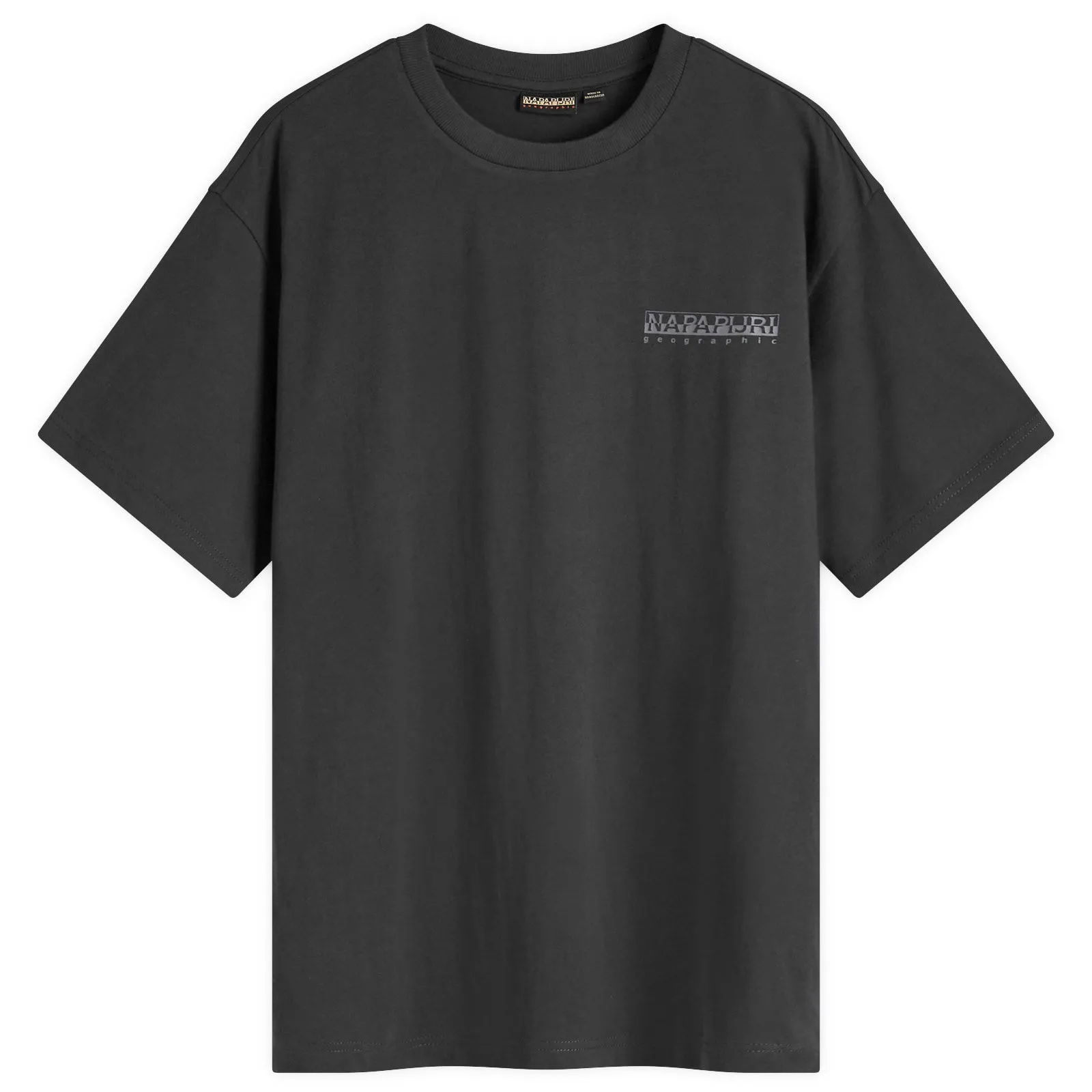 Napapijri Box Logo T-Shirt Black