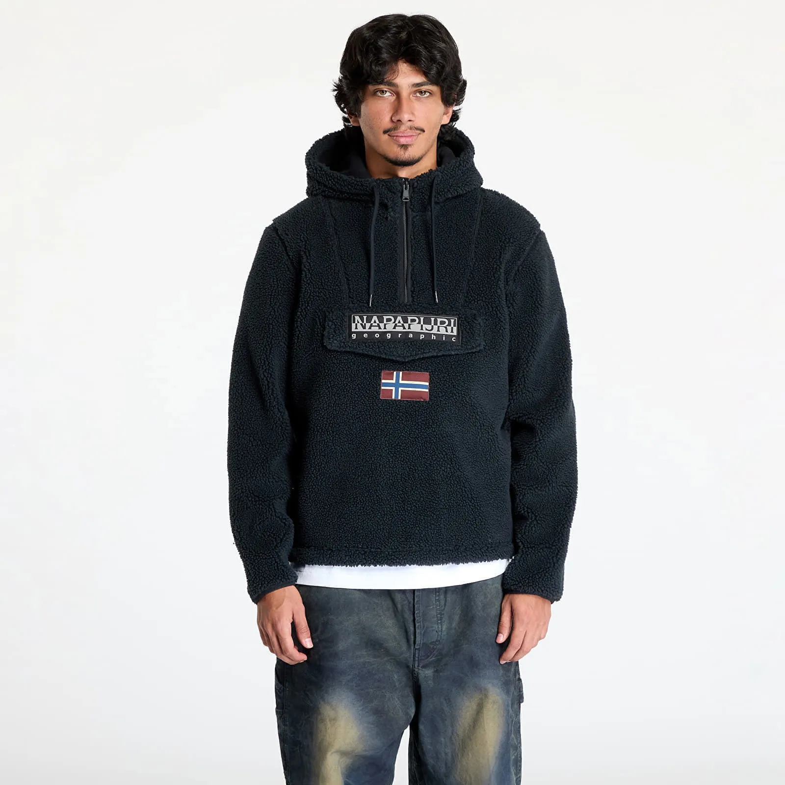 Napapijri Sweatshirt T-Burgee Curly Hoodie Black XL