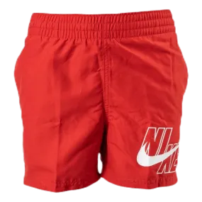 Natación Nike 4 Volly Short Junior Red