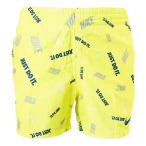 Natación Nike 4 Volly Short Logofetti Junior Yellow