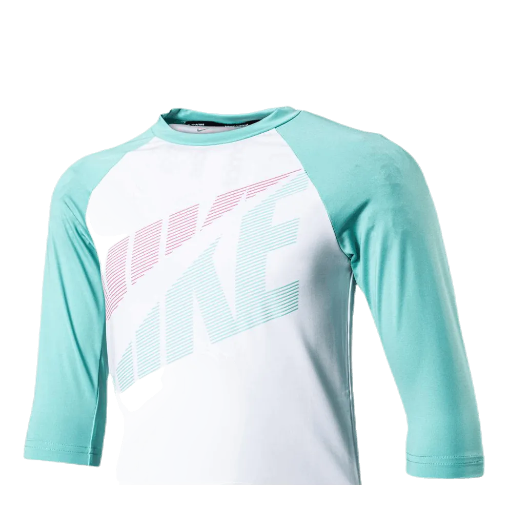 Natación Nike SS Hydroguard Junior White