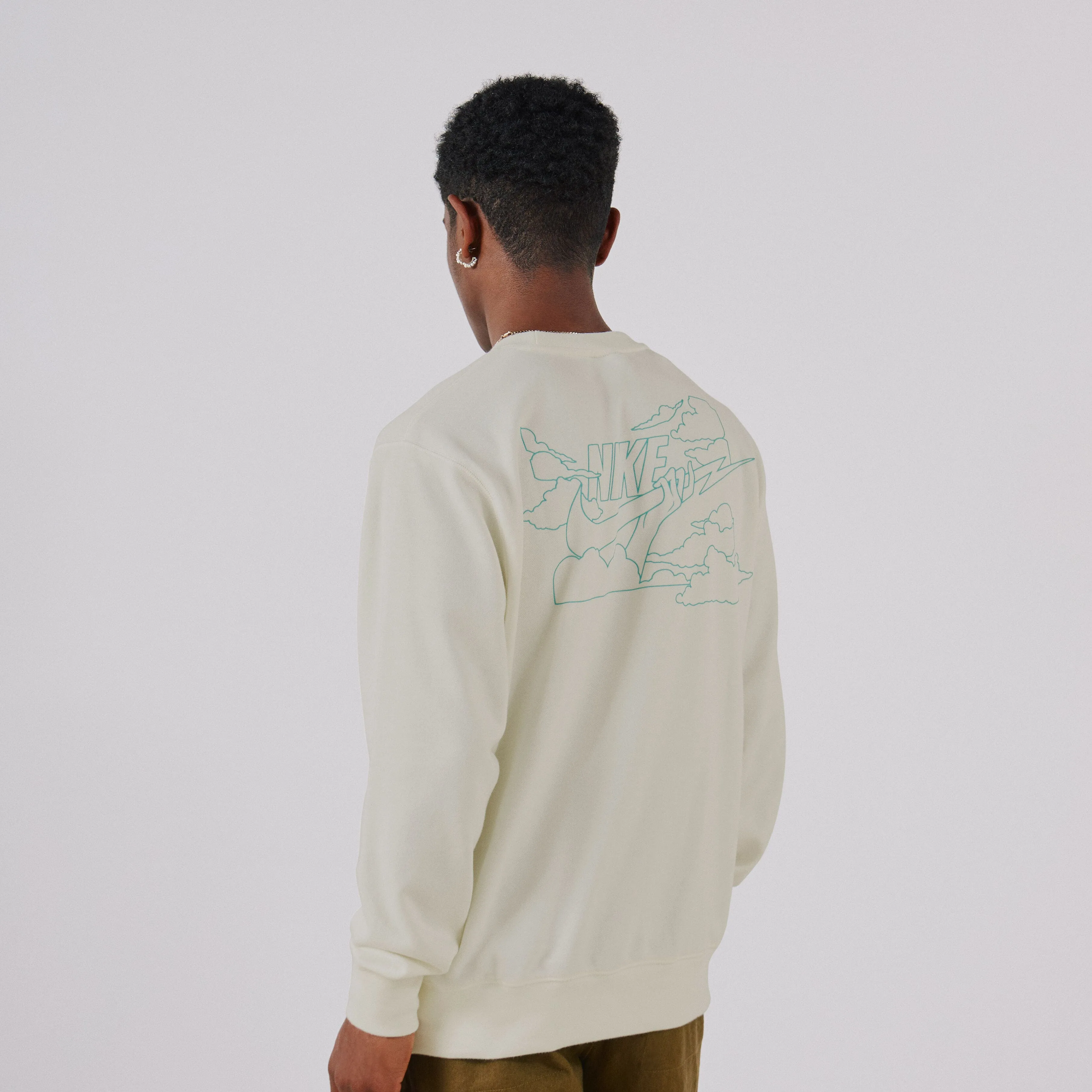 NIKE SWEAT CREW GRAPHIC BOLT FT