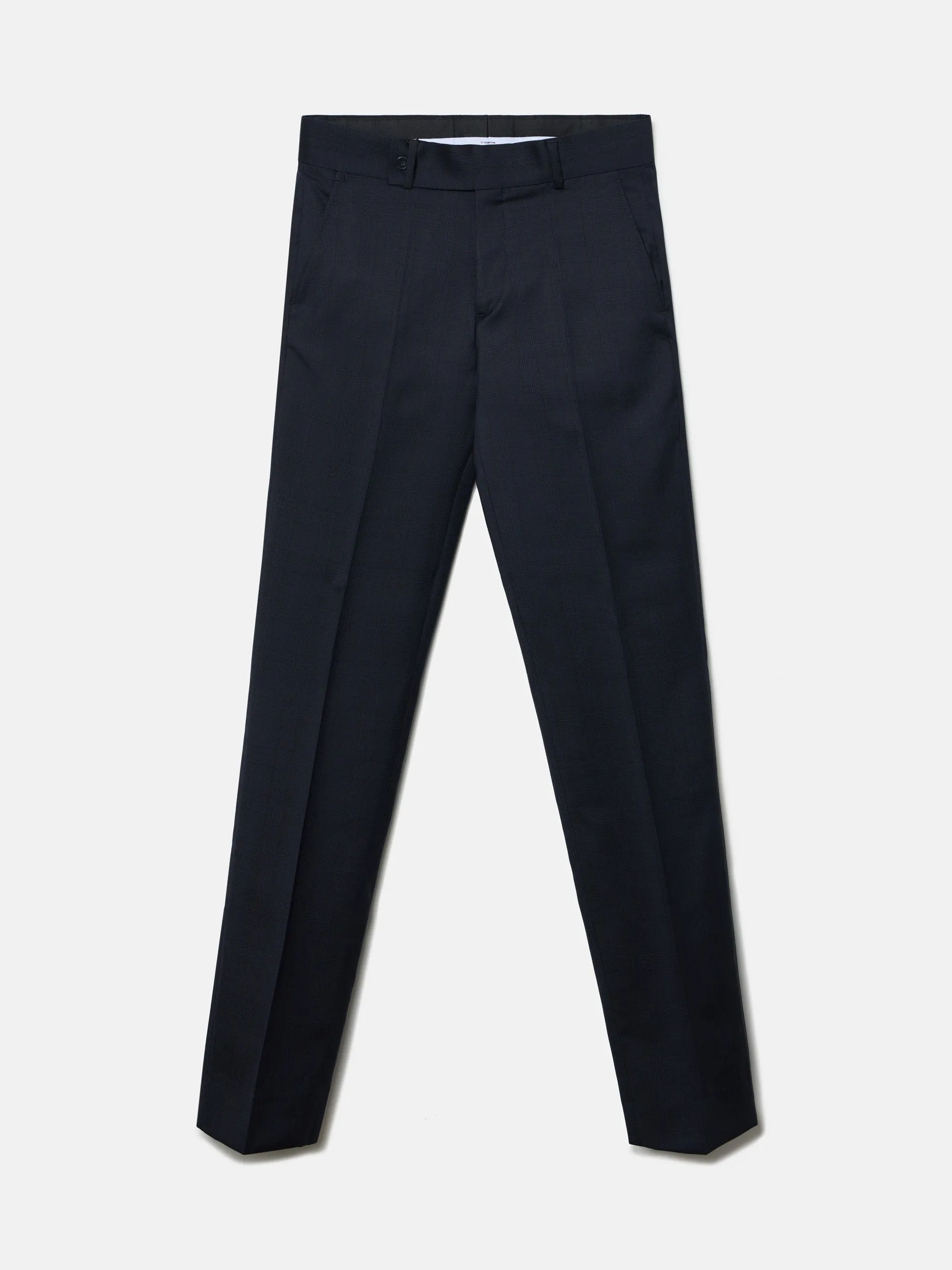 Pantalon traje principe de gales marino