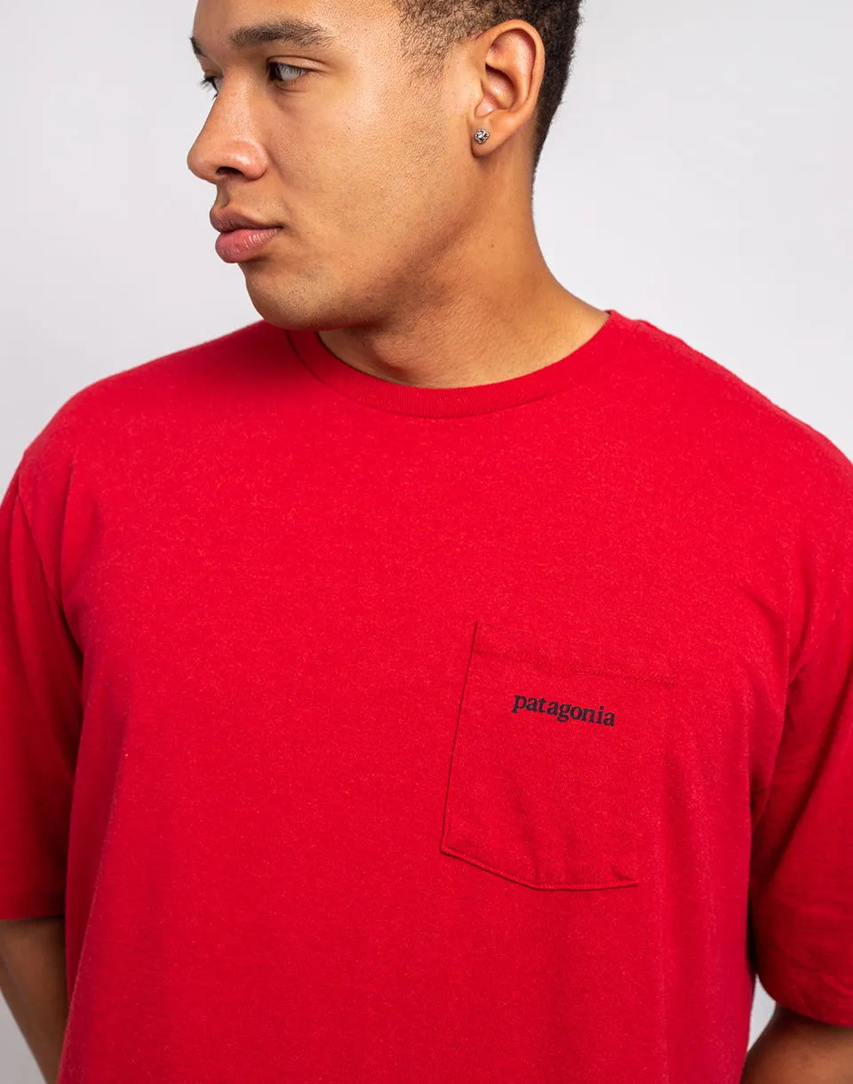 Patagonia Line Logo Ridge Pocket Responsibili-Tee