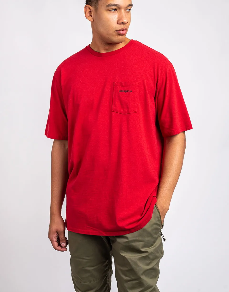 Patagonia Line Logo Ridge Pocket Responsibili-Tee