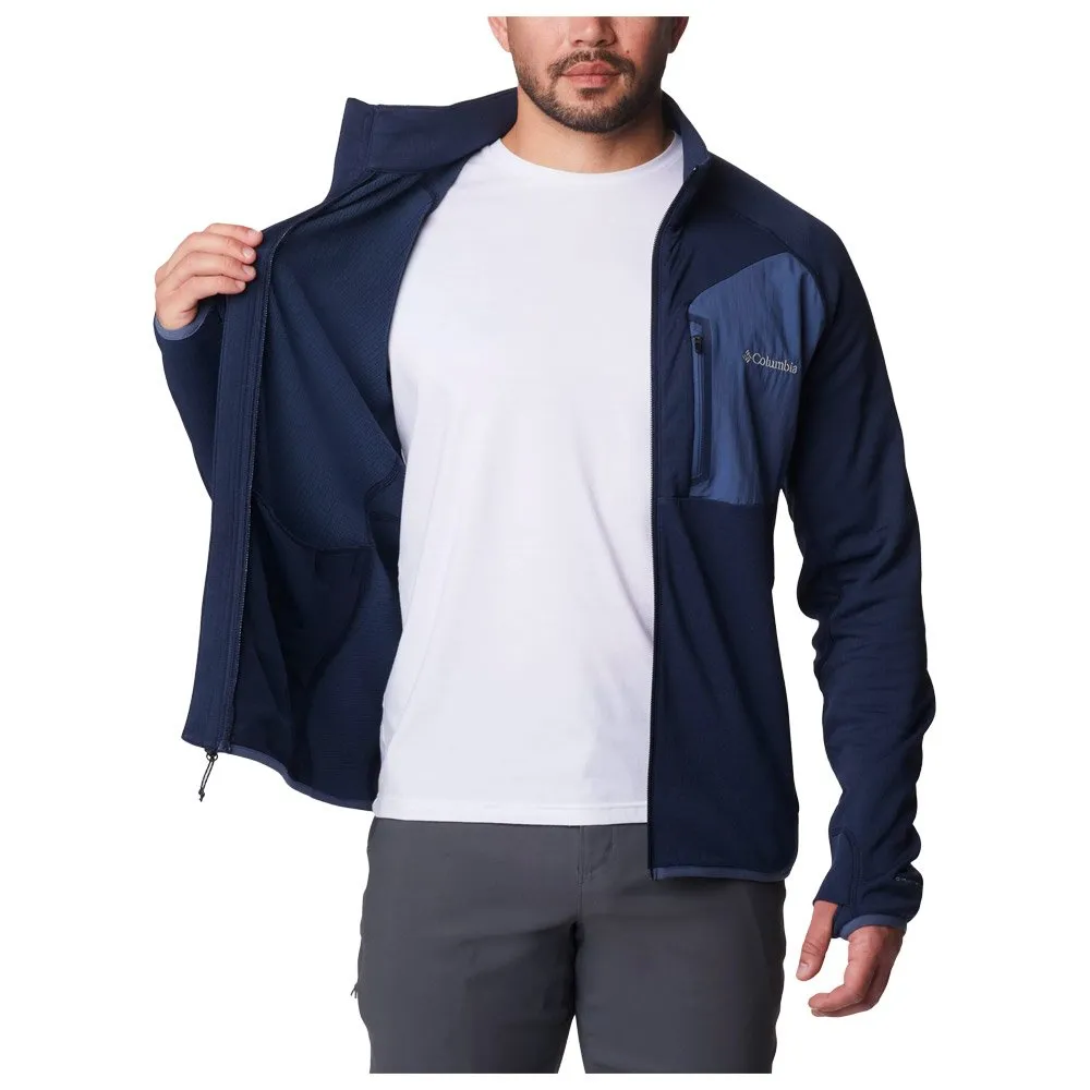 Polar Columbia Triple Canyon Full Zip Collegiate Navy Dark Moutain