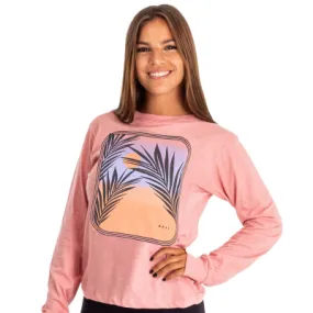 REMERA ROXY MANGA LARGA SUNSTE PHOTO ROSA